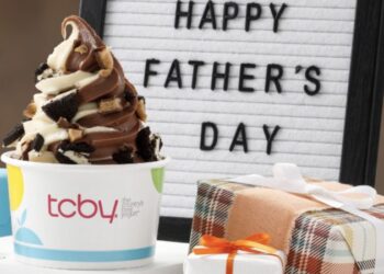 Free TCBY frozen yogurt for dads on Father’s Day!